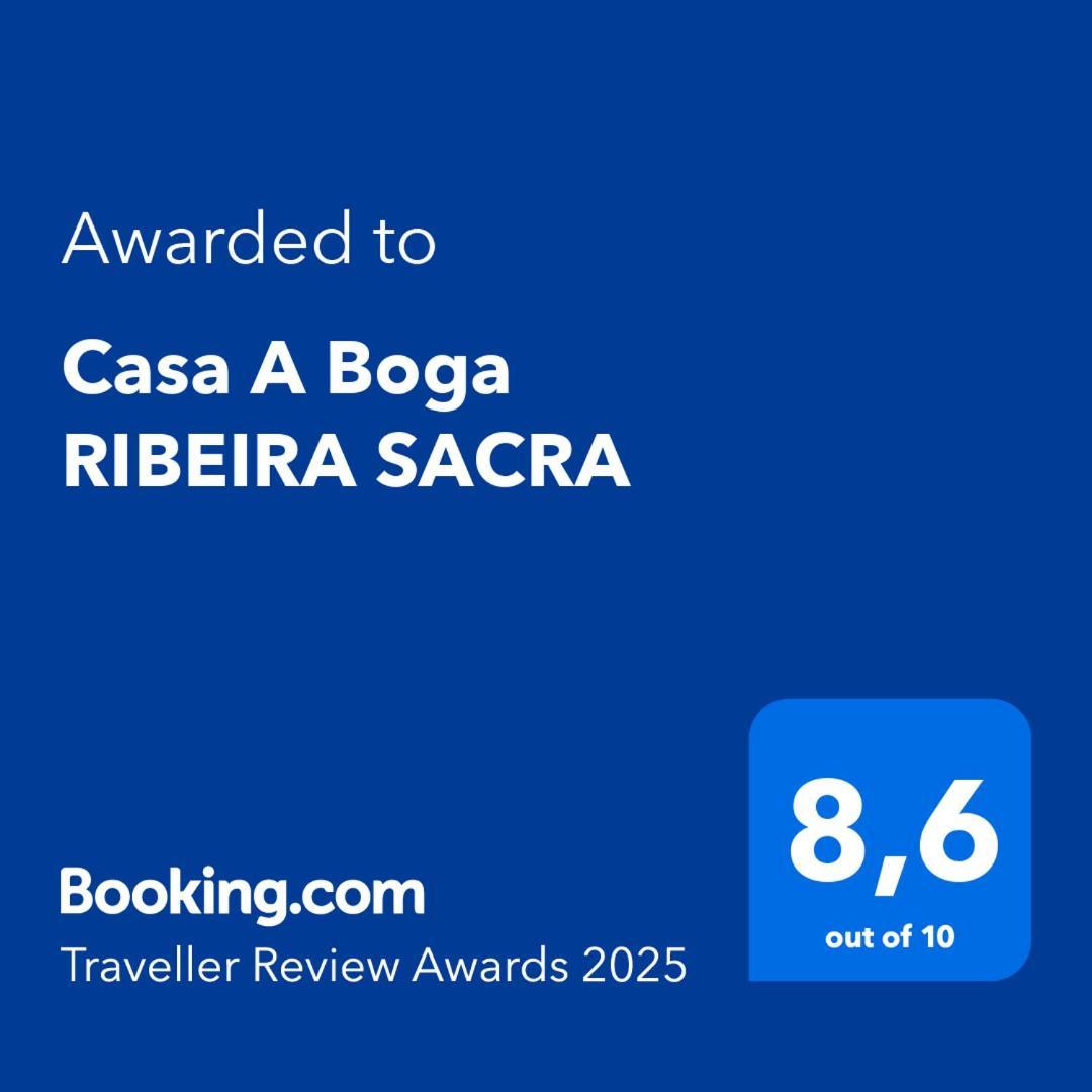 Casa A Boga Ribeira Sacra Villa Abeleda Exteriör bild